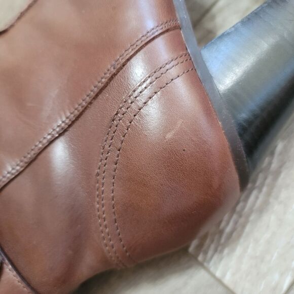 Sebago Ashton Brown Leather Boots Size 8 - Picture 10 of 14